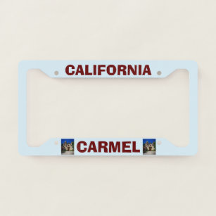 Carmel California License Plate Frame