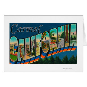 Carmel, la Californie - grandes scènes de lettre