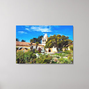 CARMEL MISSION BASILICA Canvas Art