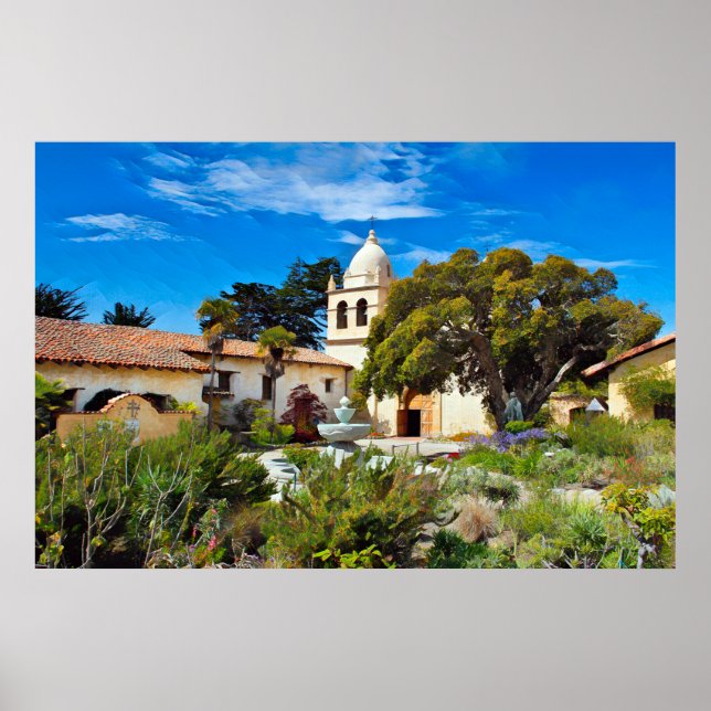 CARMEL MISSION BASILICA Poster (Front)