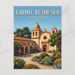 Carmel Mission California Postcard