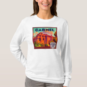 Carmel Orange LabelEast Highlands, CA T-Shirt
