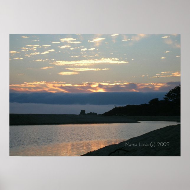 Carmel Sunset 10 Print - Select Your Frame (Front)