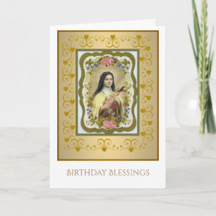 Carmelite Nun St. Therese the Little Flower Card