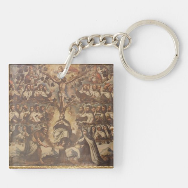 Carmelite Saints et Porte - clé de la Trinité (Dos)