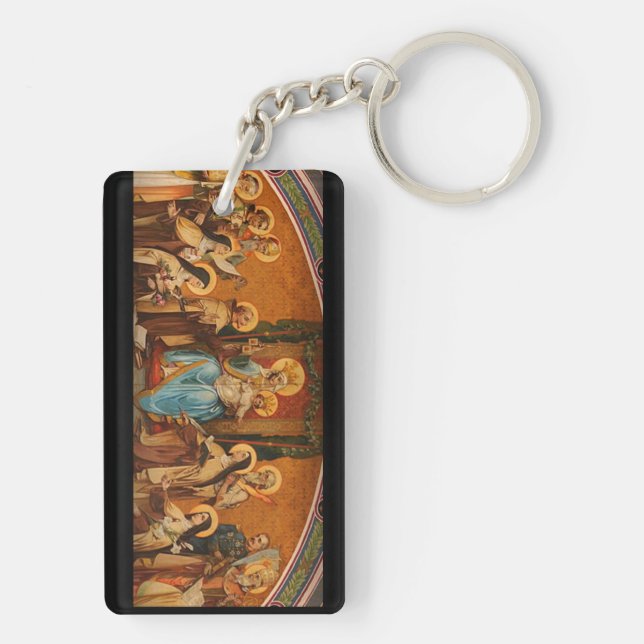 Carmelite Saints Keychain (Back)