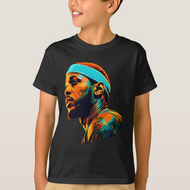 Carmelo Anthony Illstration  T-Shirt (Front)