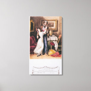 Carmen and Don Jose, 1846 Canvas Print