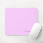 Carmen - Custom Name Template, 50's Pastel Pink Mouse Pad<br><div class="desc">Carmen - Custom Name Template,  Vintage 50's Pastel Pink Mouse Pad</div>