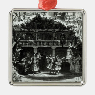 Carmen in the Lilas Pastia tavern Metal Ornament