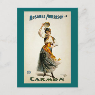 Carmen, The Opera 1896 Postcard