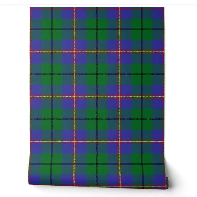 Carmichael Tartan Plaid Scottish Clan Wallpaper (Unrolling)