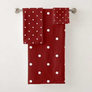 Carmine Points rouges et blancs
