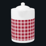 Carmine Red Gingham; Chequered<br><div class="desc">You will love this cute, chic, Carmine Red Gingham; Chequered pattern design! We invite you to our store, Couples Shower Shop, to view this cool girly design on many more great customizable products, including modern Couples Shower invitations and gifts! Thank you!</div>