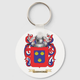 Carmona Coat of Arms (Family Crest) Keychain