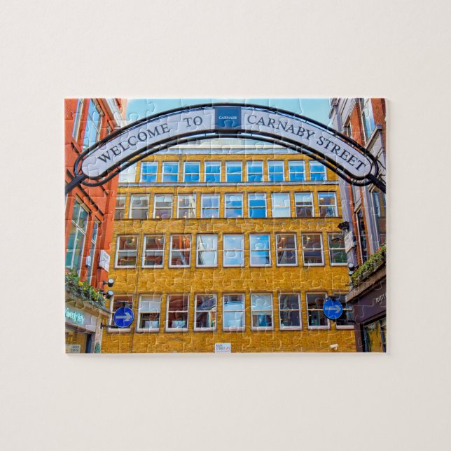 Carnaby Street - London - 8x10  Jigsaw Puzzle (Horizontal)