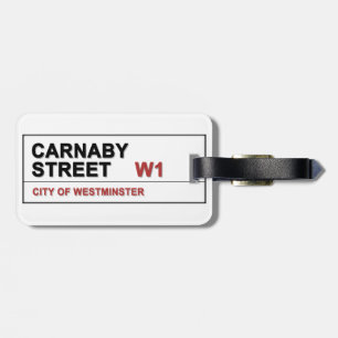 Carnaby Street London England - Swinging! Luggage Tag