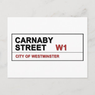 Carnaby Street London England - Swinging! Postcard