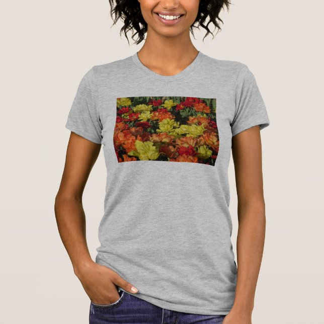 Carnation Basic T-Shirt (Grey) (Front)
