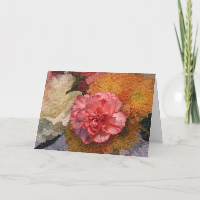 Carnation Birthday Card (Front)