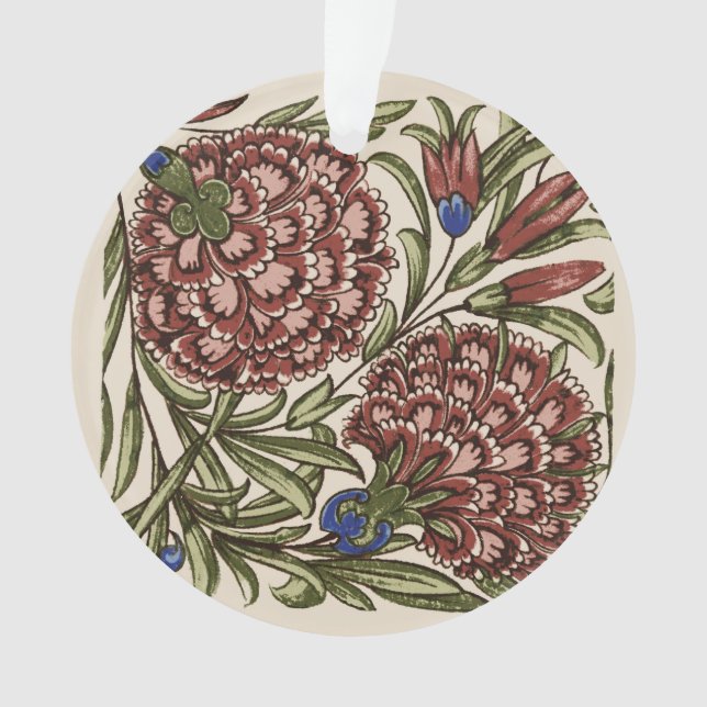 Carnation Carrelage Fleur Antique Art Rustique (devant)