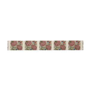 Carnation Flower Tile Antique Rustic Art Invitation Belly Band