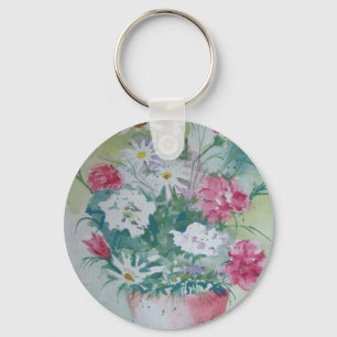 Carnation keychain