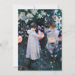 Carnation, Lily, Lily, Rose John Singer Sargent