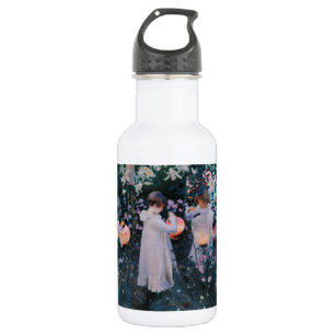 Carnation Lily Lily Rose John Singer Sargent Art 532 Ml Water Bottle