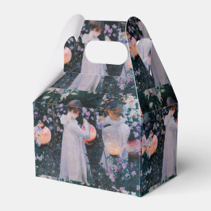 Carnation Lily Lily Rose John Singer Sargent Art Favor Box