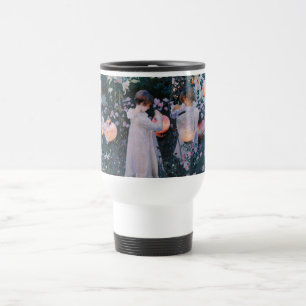 Carnation Lily Lily Rose John Singer Sargent Art Travel Mug