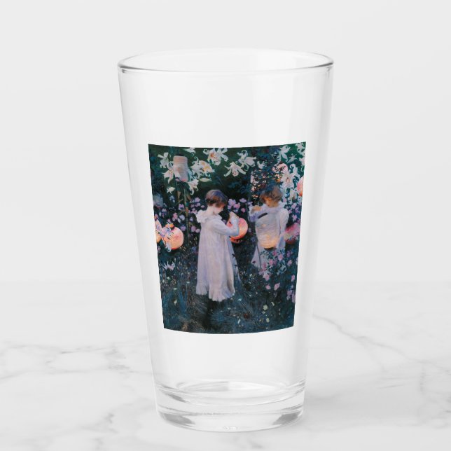 Carnation, Lily, Lily, Rose (John Singer Sargent) Glass (Front)