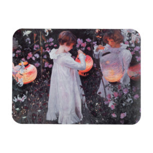 carnation lily rose art magnet