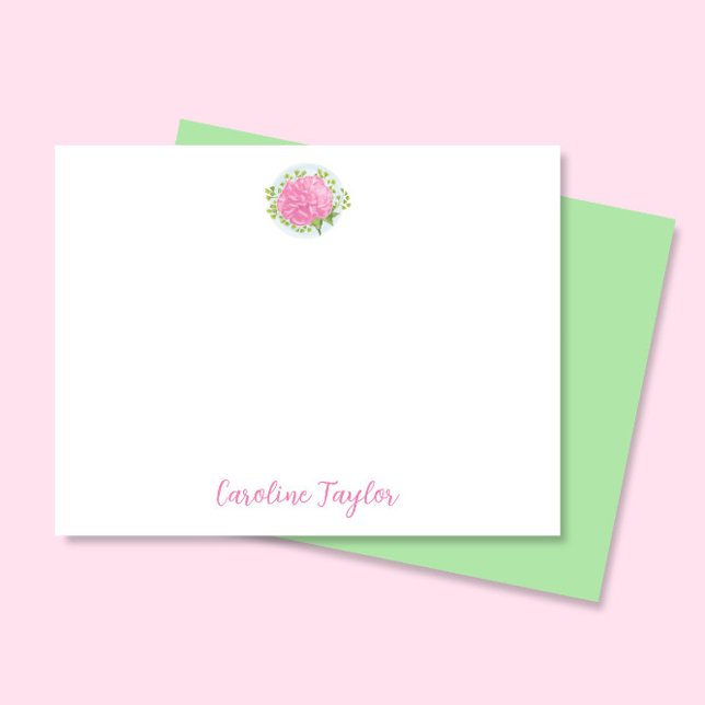 Carnation Pink January Birth Flower Stationery Card (Creator Uploaded)