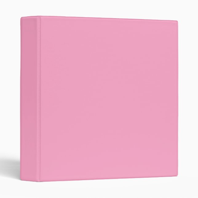 Carnation Pink Solid Colour | Classic | Elegant  Binder (Front/Spine)