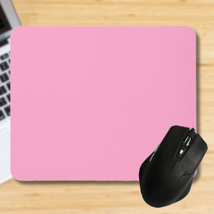 Carnation Pink Solid Colour   Classic   Elegant  Mouse Pad