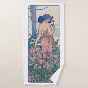 Carnation (Quatre Fleurs), Alphonse Mucha