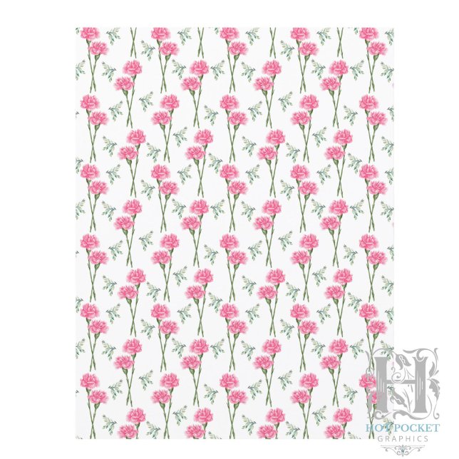 Carnation Scrapbook Paper (Creator Uploaded)