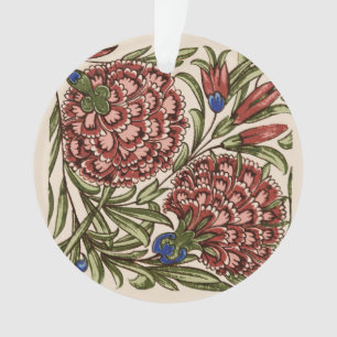 Carnation Tile Fleur Art antique