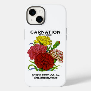Carnation Vintage Seed Packet Case-Mate iPhone Cas 14 Case