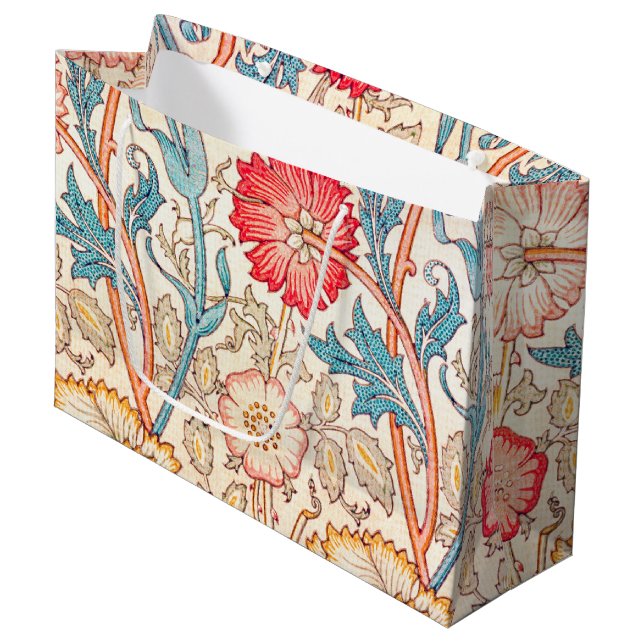 Carnation, William Morris Grand sac cadeau (Devant Angle)