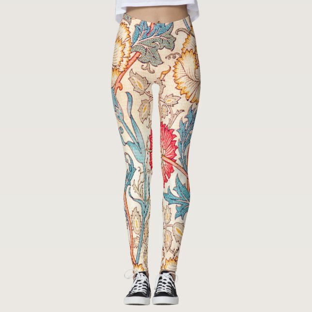 Carnation, William Morris Leggings (Front)