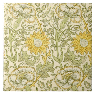 Carnation, William Morris Tile