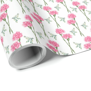 Carnation Wrapping Paper
