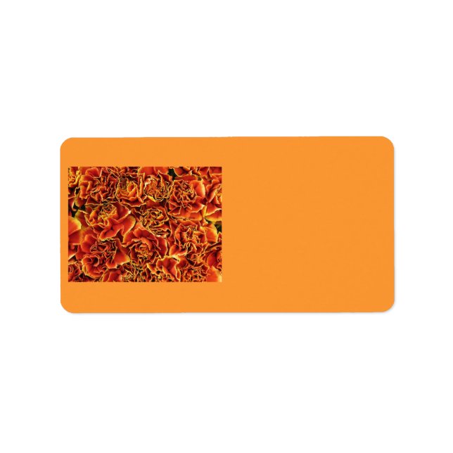 Carnations Address Label (Front)