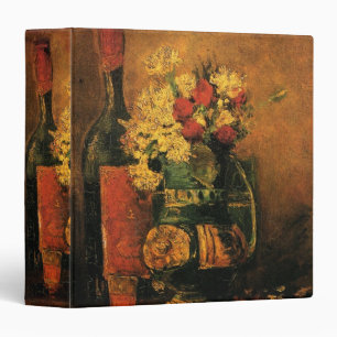 Carnations, Roses and a Bottle by Vincent van Gogh Binder