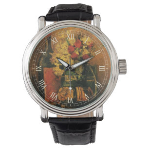 Carnations, Roses and a Bottle by Vincent van Gogh Watch