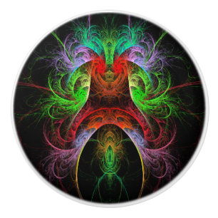 Carnaval Abstract Art Ceramic Knob