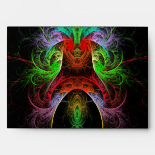 Carnaval Abstract Art Envelope