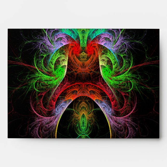 Carnaval Abstract Art Envelope (Front)